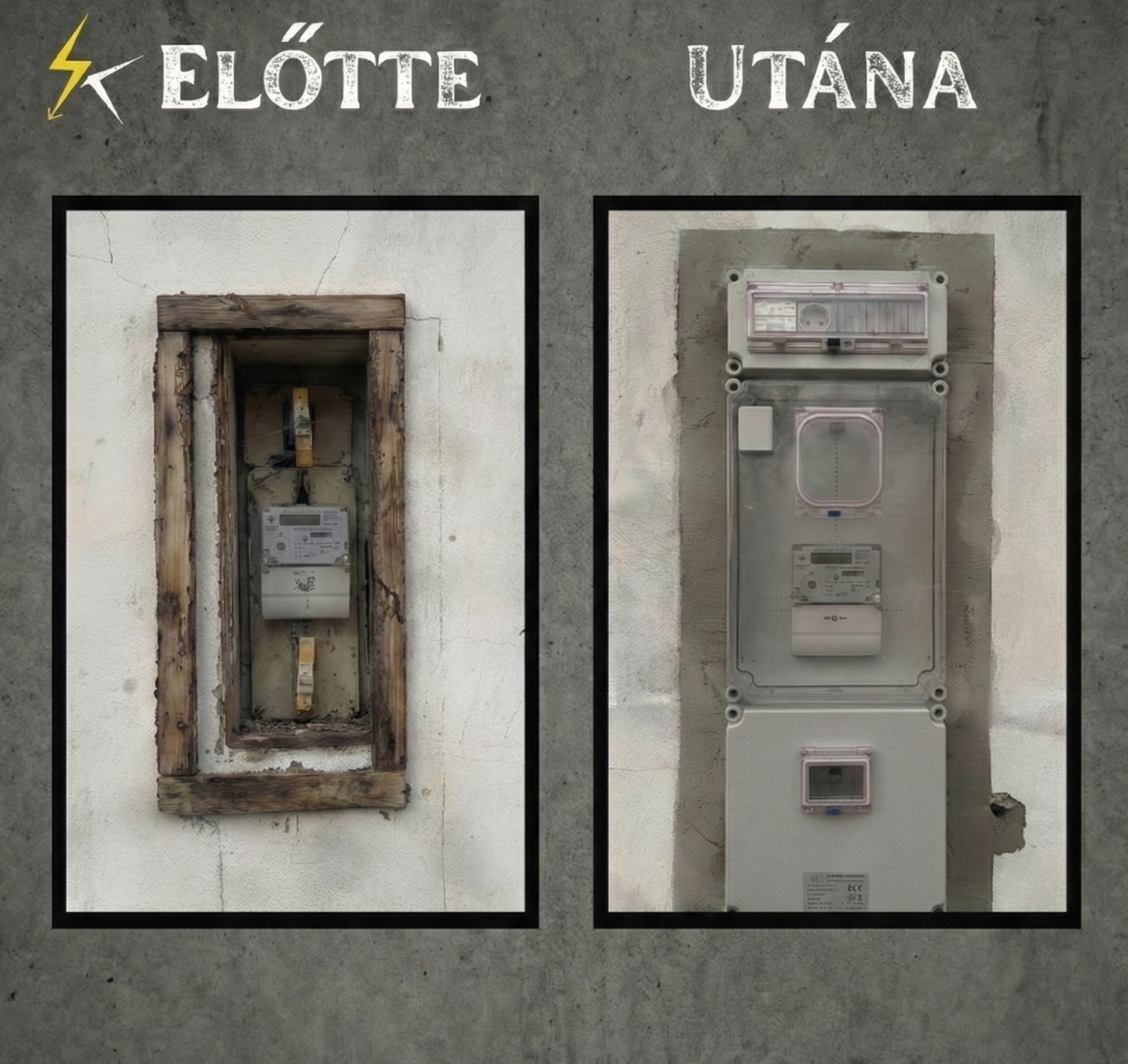 Mérőhely szabványosítás előtt és után Szarvas OPUS Titász